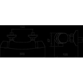 NOVASERVIS Metalia 57 Duschthermostat Chrom 57961