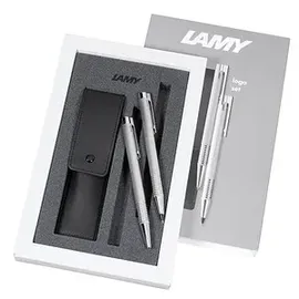 Lamy Schreibset logo brushed schwarz