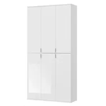 inn.furn SystemX Garderobenschrank 91 x 193 x 34 cm weiß