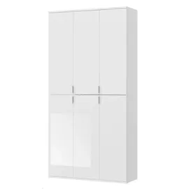 inn.furn SystemX Garderobenschrank 91 x 193 x 34 cm weiß