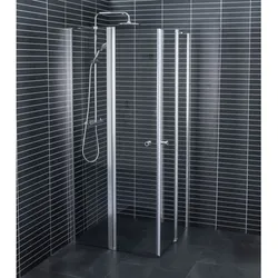 Euroshowers Duo Corner, Eckeinstieg mit Drehtüren