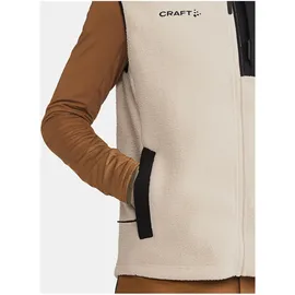 Craft ADV Explore Pile Fleeceweste Ecru/Black XXL