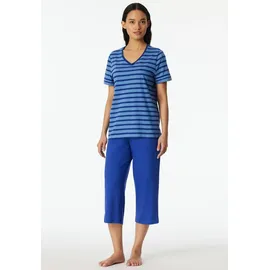 SCHIESSER Schlafanzug Casual Essentials Blau 4XL