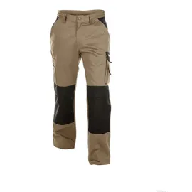 DASSY Arbeitshose mit Kniepolstertaschen, khaki/schwarz