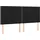 vidaXL Boxspringbett mit Matratze Schwarz 180x200 cm Samt