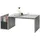 [en.casa] Bollnäs Grau Holzwerkstoff 90 x 35 cm