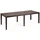 Dmora Gartentisch Roma 150/220 x 90 x 72 cm Braun