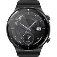 Smartwatch für Männer und Frauen –wasserdichter Metallrahmen und robustes Corning-Glas  Fitnessuhr mit Herzfrequenz, Blutsauerstoff und Schlaf ... - Schwarz