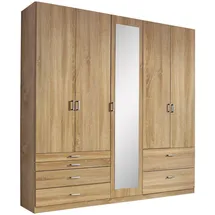 Rauch Wäscheschrank WILDBERG 226 x 229 x 54 cm Beige/Braun