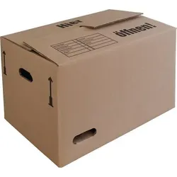 Umzugskarton Wellpappe L440xB340xH474mm zweiwellig braun