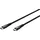 goobay USB-C 0,5 m Schwarz