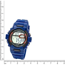 Scout Quarzuhr 0 mm Kunststoff Blau Silikonarmband Blau