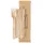 Duni Messer, Gabel, Pfeffer/Salz, braune Serviette, 16/16,5 cm Natürlich