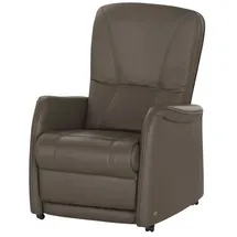 HIMOLLA Fernsehsessel 7568 Leder 83 x 114 x 93 cm Braun mit Relax-Funktion
