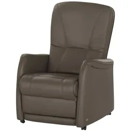 HIMOLLA Fernsehsessel 7568 Leder 83 x 114 x 93 cm Braun mit Relax-Funktion