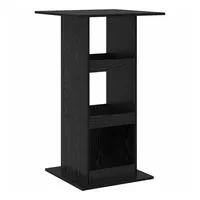 VidaXL Bartisch Schwarze Eiche 60 x 60 x 100