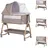 Chipolino Beistellbett Charisma Matratze