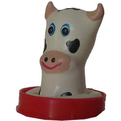 Scherzkondom «Kuh» – handbemaltes Tiermotiv, Latexkondom (1 Stück) 1 St