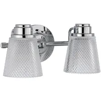 Elstead Lighting Hudson Wandleuchte Chrom poliert Quintiesse QN-HUDSON2-BATH