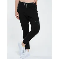 nassau beach Jogginghose NB22006 in schwarz, 60% Baumwolle, 40% Polyester, Hosen