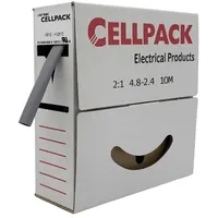 Cellpack Schrumpfschlauch-Abrollbox SB/4.8-2.4/grau/10m
