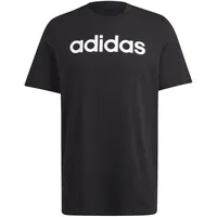 Adidas Essentials Single Jersey Linear Embroidered Logo T-Shirt Black L