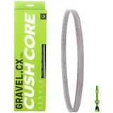 CushCore gravel Single Pannensicherer schaum jeweils mit schlauchlosem ventil - White / Green - 700C