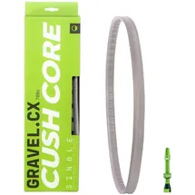 CushCore gravel Single Pannensicherer schaum jeweils mit schlauchlosem ventil - White / Green - 700C