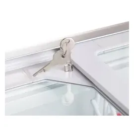 GastroHero Tiefkühltruhe ECO 450 mit Glasschiebedeckel