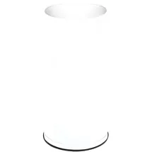 Proregal Schirmständer glatt 61x27x27cm Weiß