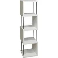 Mäusbacher Standregal 33 x 33 x 126 cm Weiß