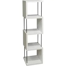 Mäusbacher Standregal 33 x 33 x 126 cm Weiß