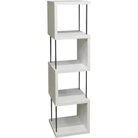 Mäusbacher Standregal 33 x 33 x 126 cm Weiß
