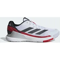 Adidas Crazyquick Padel-Schuh WEISS|SCHWARZ|ROT 49 1/3