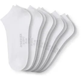 SCHIESSER Sneaker Socken 5 Paar Weiß 35-38
