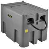 Vevor Tragbarer Dieseltank 116 Gallonen Mobile Tankanlage Grau Dieseltankstelle 140 W Tankstation Dieseltank 2600 U/min Transporttank 12 V DC