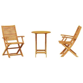 vidaXL Bistroset 3-tlg. Braun