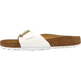 Birkenstock Madrid Birko-Flor Lack schmal patent white 41