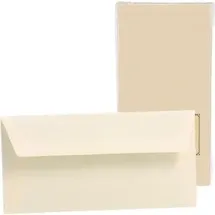 RÖSSLER - Paper Royal Kuvert DIN lang 20 Stück chamois;