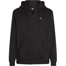 Tommy Hilfiger TJM Reg S Flag Zip Fleece Thru Kapuzenjacke Herren Schwarz XL