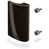 SOTech Balkontürgriff SEJA 82 x 52,5 x 20 mm BA 48 mm Aluminium Verdeckte Verschraubung Braun