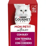 Purina Gourmet Mon Petit Intense Fleisch Nassfutter Für Katzen 8x6x50g - Multicolor - One Size