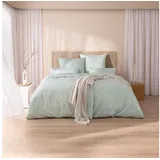Estella Mako-Satin Paisley elfenbein 155 x 220 cm + 80 x 80 cm
