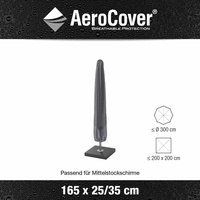 AeroCover 7982 Atmungsaktive Schutzhülle für Mittelstockschirme für Schirme bis