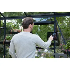 Juliana Tablet Halter für Gewächshaus Schwarz
