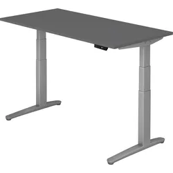 bümö elektrisch höhenverstellbarer Schreibtisch 160x80 cm mit Memory-Steuerung - Design Schreibtisch höhenverstellbar elektrisch, elektrischer