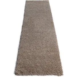 OTTO home Hochflor-Teppich OTTO HOME "Viva Shaggy, in Standard- und Premium-Qualität, 30 mm oder 45 mm Höhe" Gr. 11, beige, B:67cm H:45mm L:230cm, Kunstfaser, Teppiche, Uni Farben, einfarbig, besonders weich und kuschelig, Kundenliebling