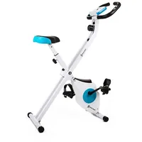 Capital Sports Heimtrainer Azura M1 (1 x X-Bike (Montagesatz), Standfahrrad Heimtrainer Hometrainer Fahrrad klappbar Cardio Fitness weiß