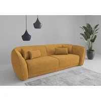 sit&more Big-Sofa SIT & MORE "Neapel", gelb (dijon), B:290cm H:86cm T:121cm, 100% Polyester, Sofas, Big-Sofa