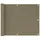 vidaXL Balkonsichtschutz HDPE 75 x 300 cm taupe